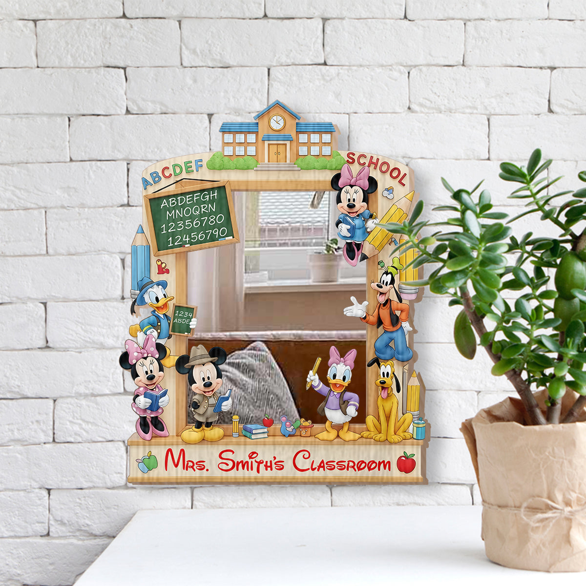 Magical Classroom - Personalized Teacher Wall Hanging Mirror