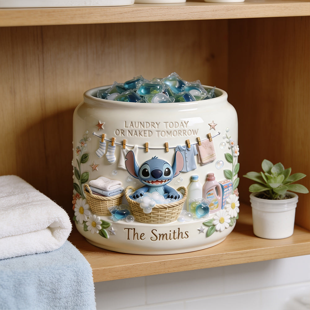 Laundry Today - Personalized Ohana Laundry Pods Jar