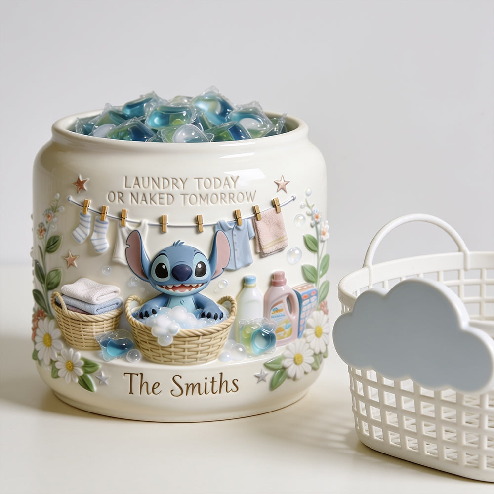 Laundry Today - Personalized Ohana Laundry Pods Jar