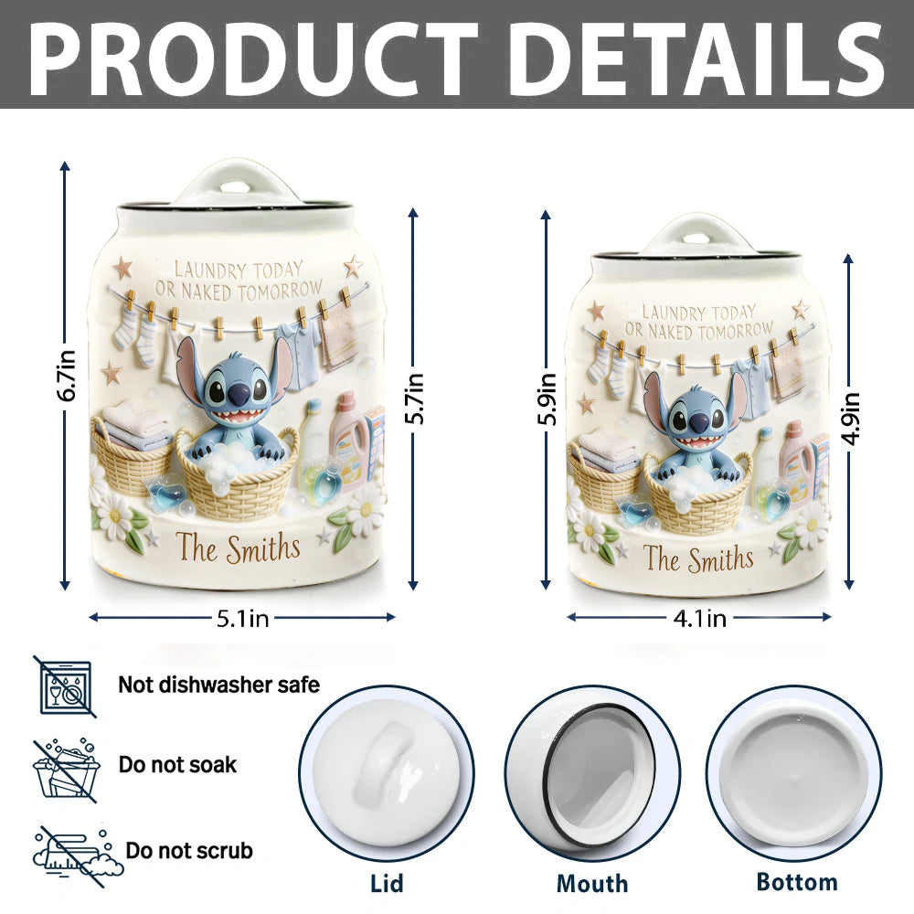 Laundry Today - Personalized Ohana Laundry Pods Jar