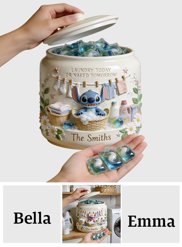 Laundry Today - Personalized Ohana Laundry Pods Jar