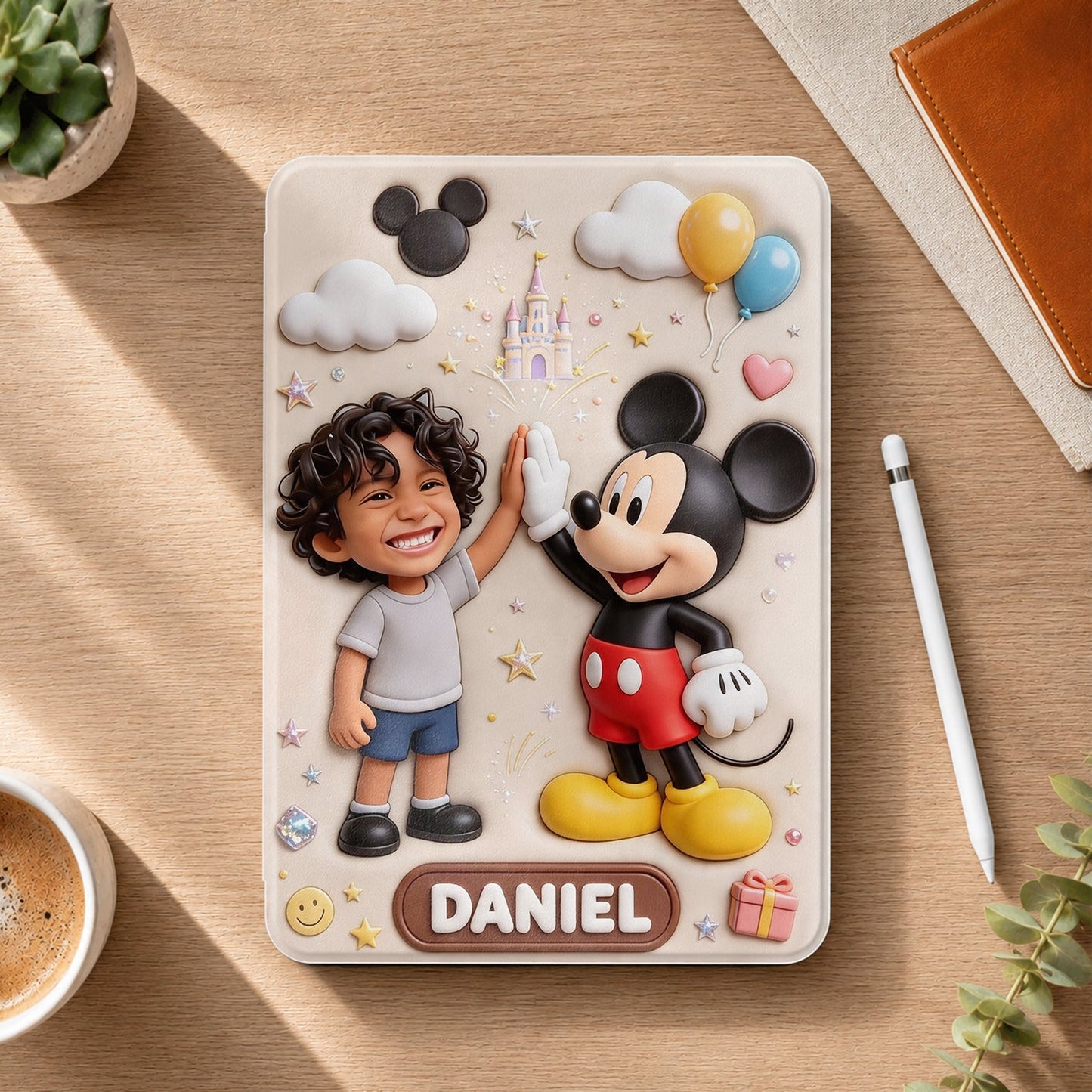 Magical Friend - Personalized Mouse Tablet Cover With Pen Slot
