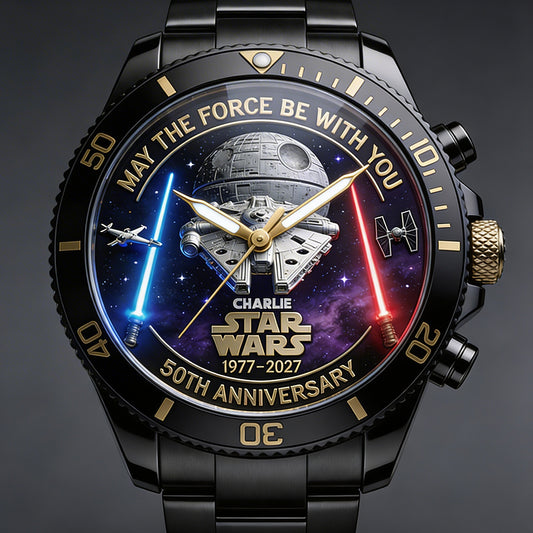 50th Anniversary - Personalized The Force Hand Watch