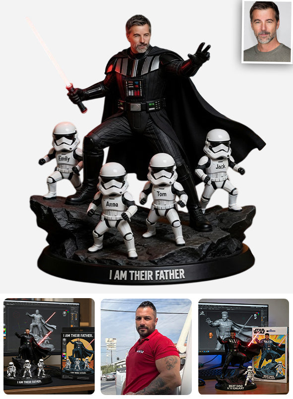 I Am Their Father - Personalized The Force Premium 3D Figurine