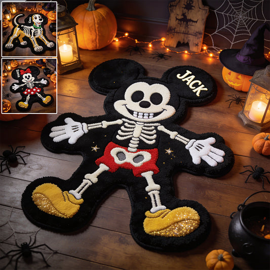 Spooky Friends - Personalized Mouse Non-Slip Tufted Rug