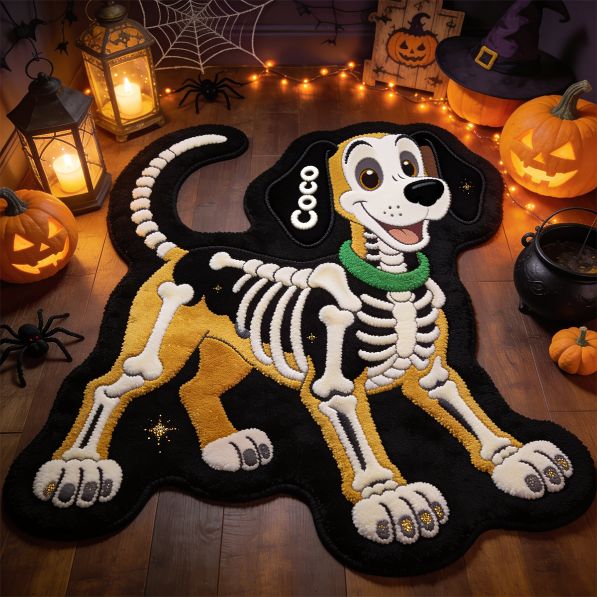 Spooky Friends - Personalized Mouse Non-Slip Tufted Rug