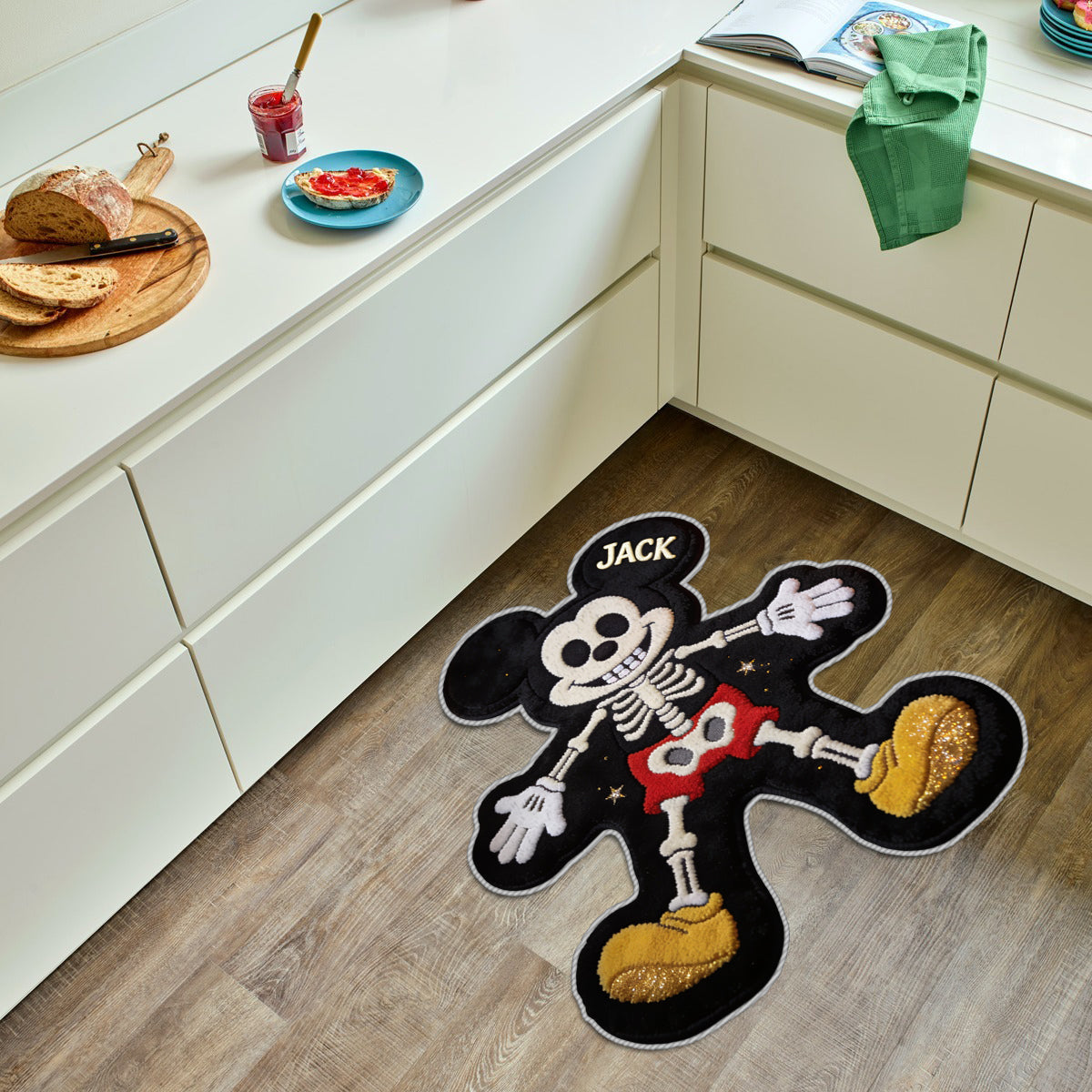 Spooky Friends - Personalized Mouse Non-Slip Tufted Rug