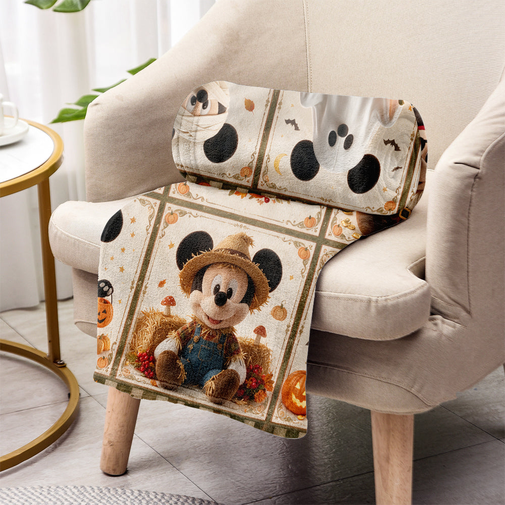 Spooky Magical Friend - Personalized Mouse Blanket