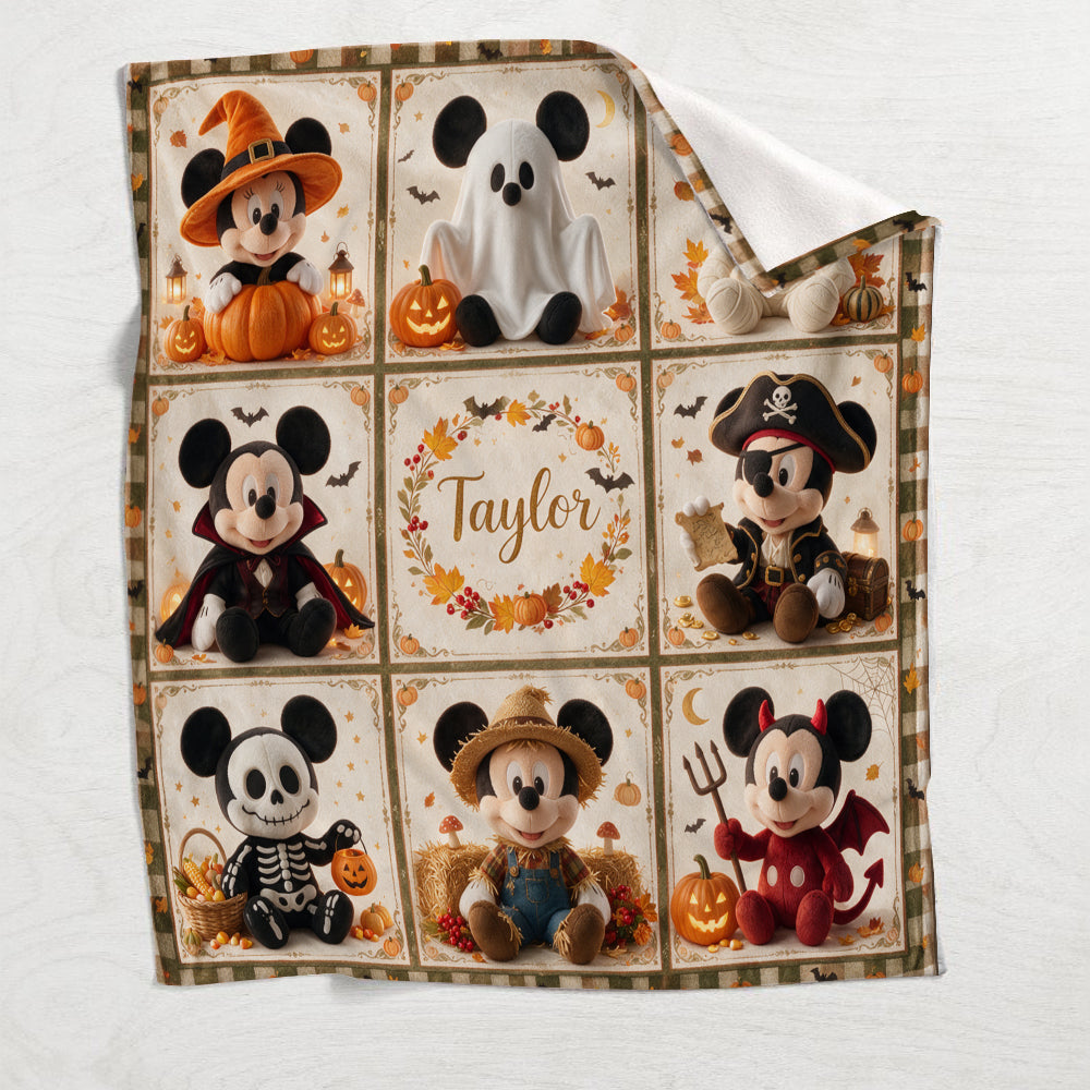 Spooky Magical Friend - Personalized Mouse Blanket