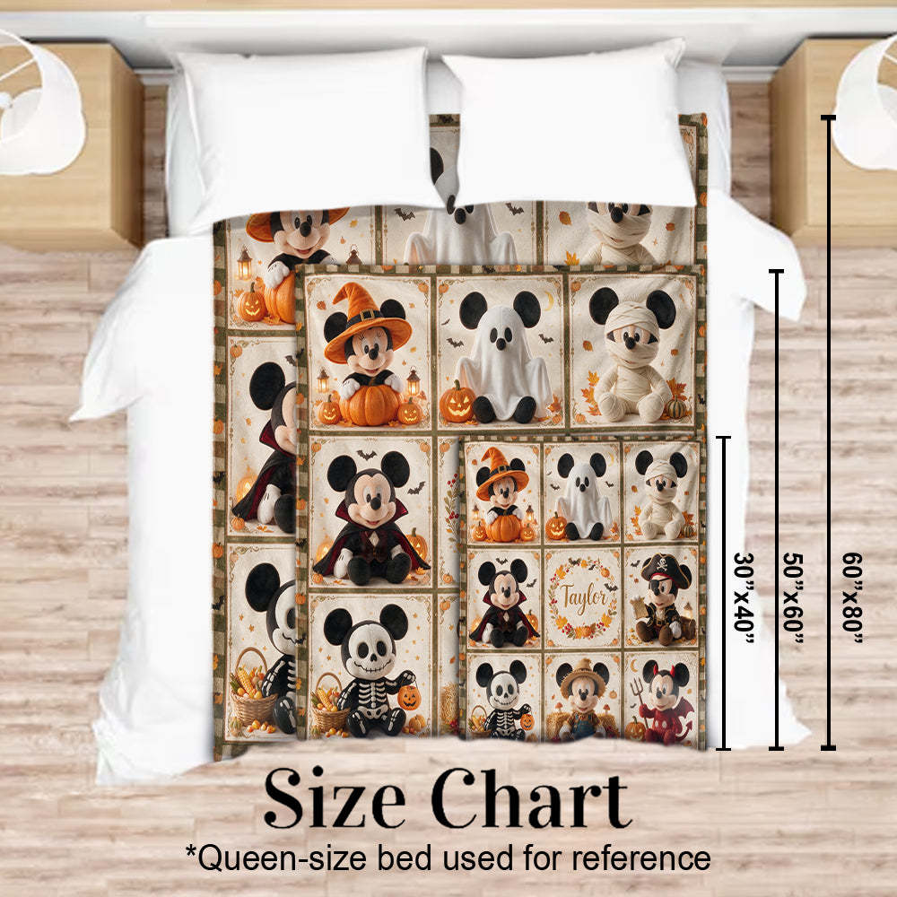 Spooky Magical Friend - Personalized Mouse Blanket