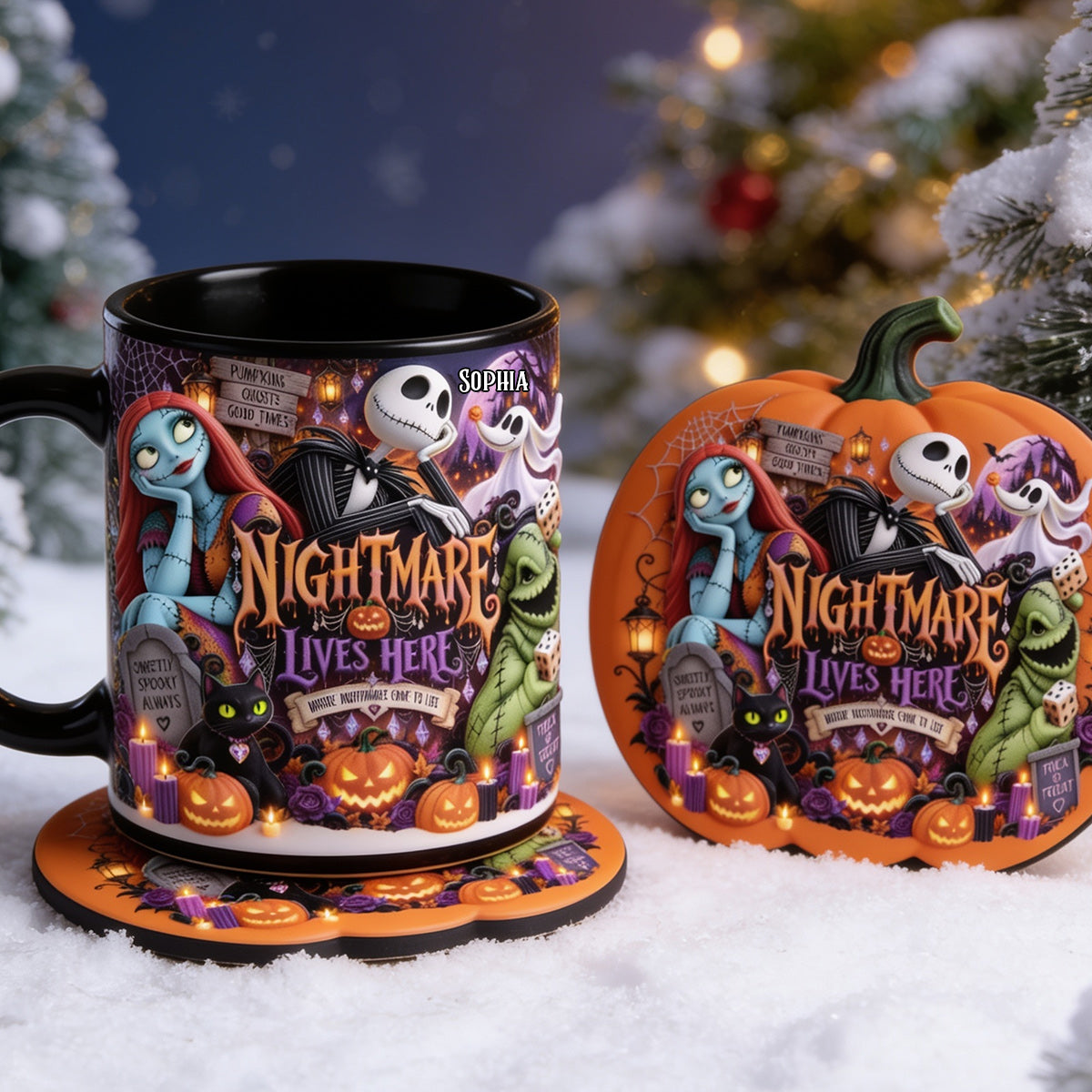 Merry Christmas - Personalized Nightmare Mug