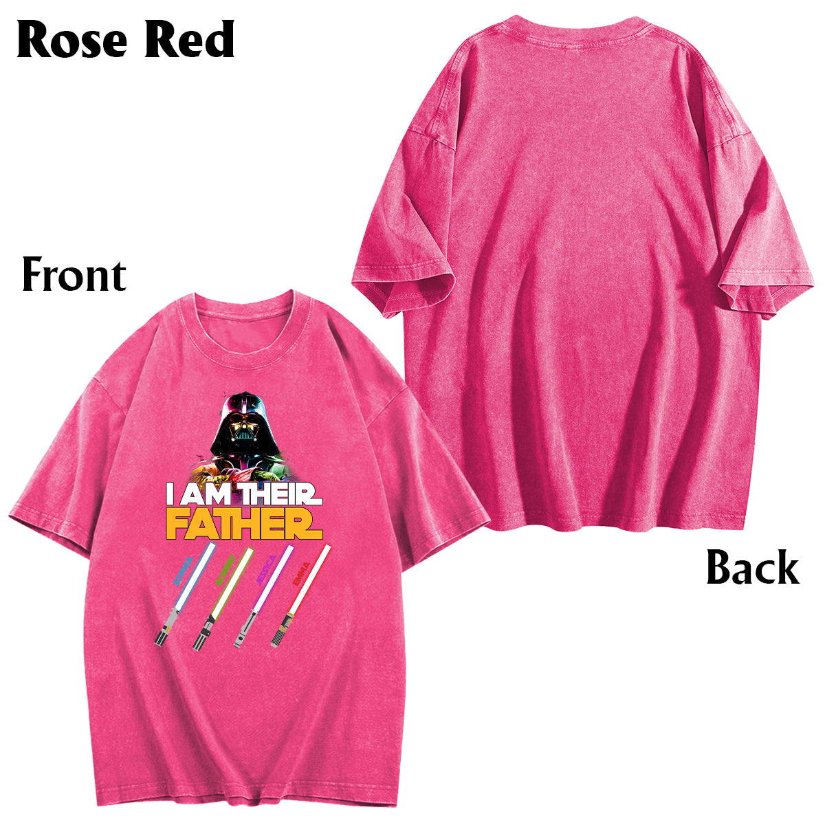 I Am Their Father - Personalized Father Wash T-shirt
