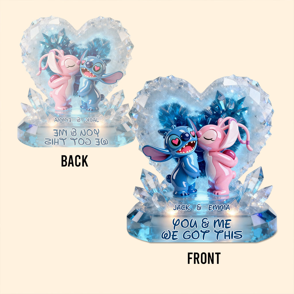 This Is Us - Personalized Ohana Custom Shaped Acrylic Plaque