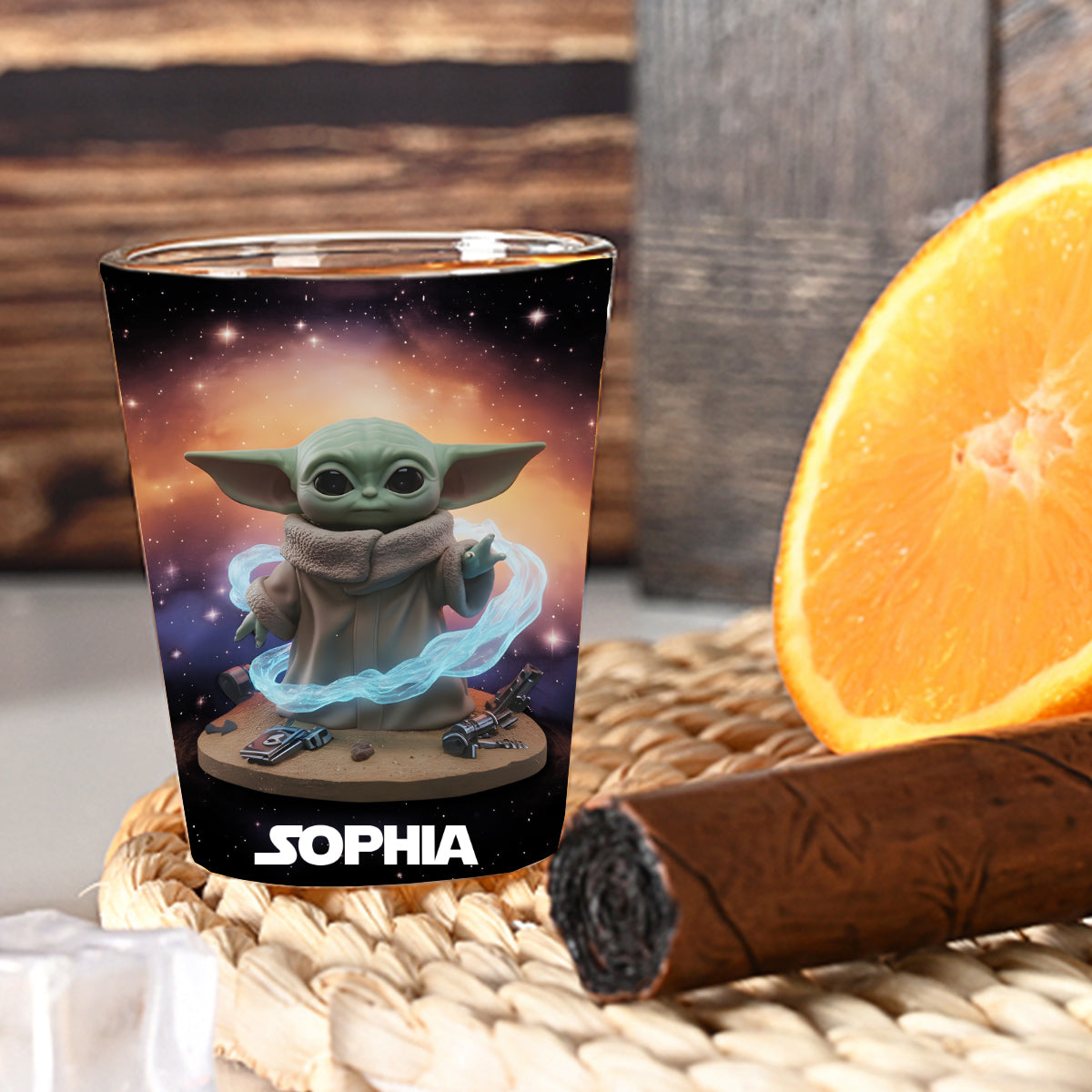 Galaxy Wars - Personalized The Force Shot Glasses Set