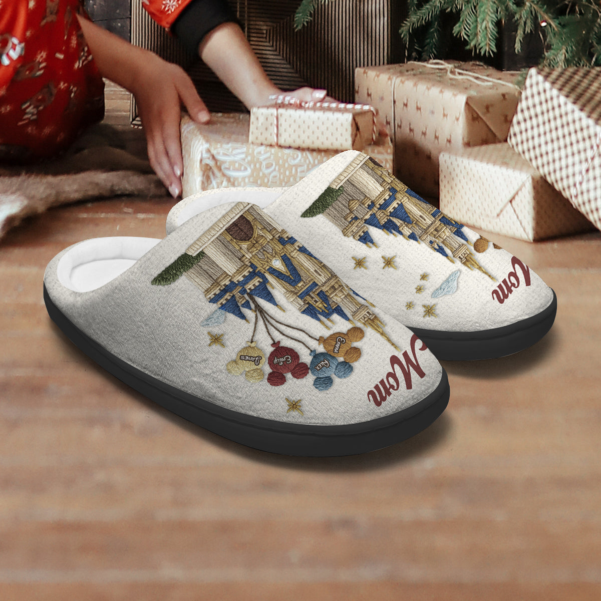 Magical Castle - Personalized Mouse Slippers