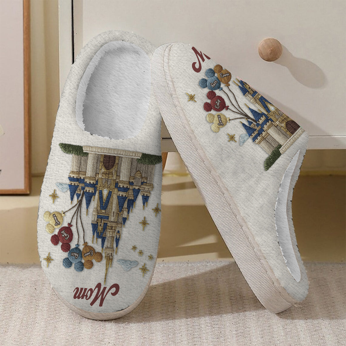 Magical Castle - Personalized Mouse Slippers