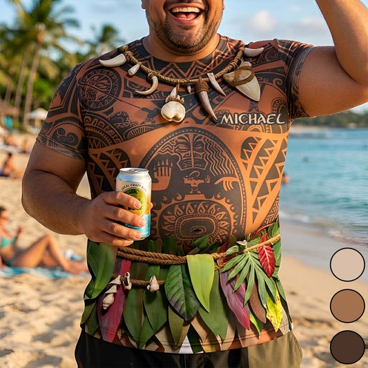 Funny Aloha Hero Costume - Personalized Hawaii Movie All Over Shirt