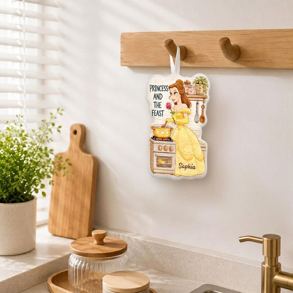 Dishes and The Beast - Personalized Beauty And The Beast Hand Towel