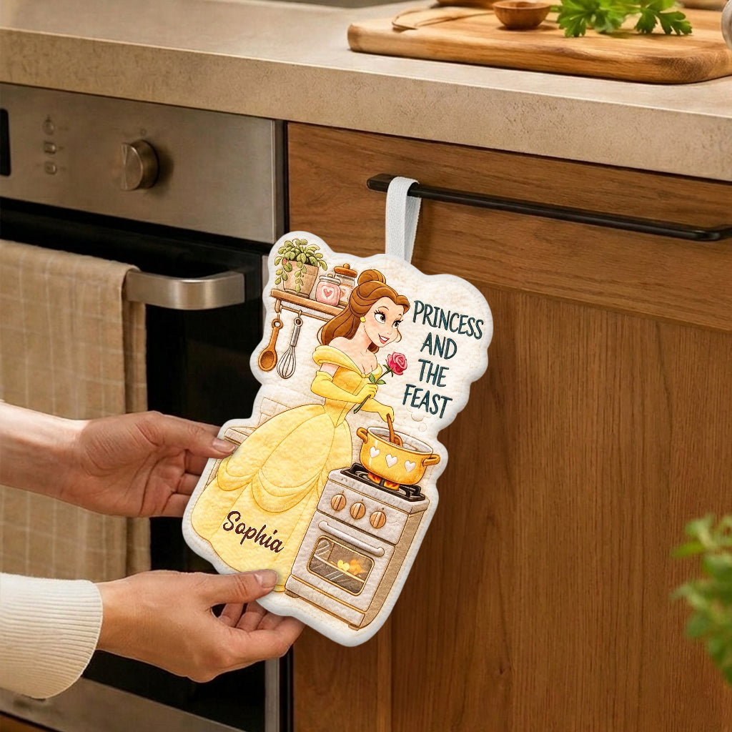 Dishes and The Beast - Personalized Beauty And The Beast Hand Towel