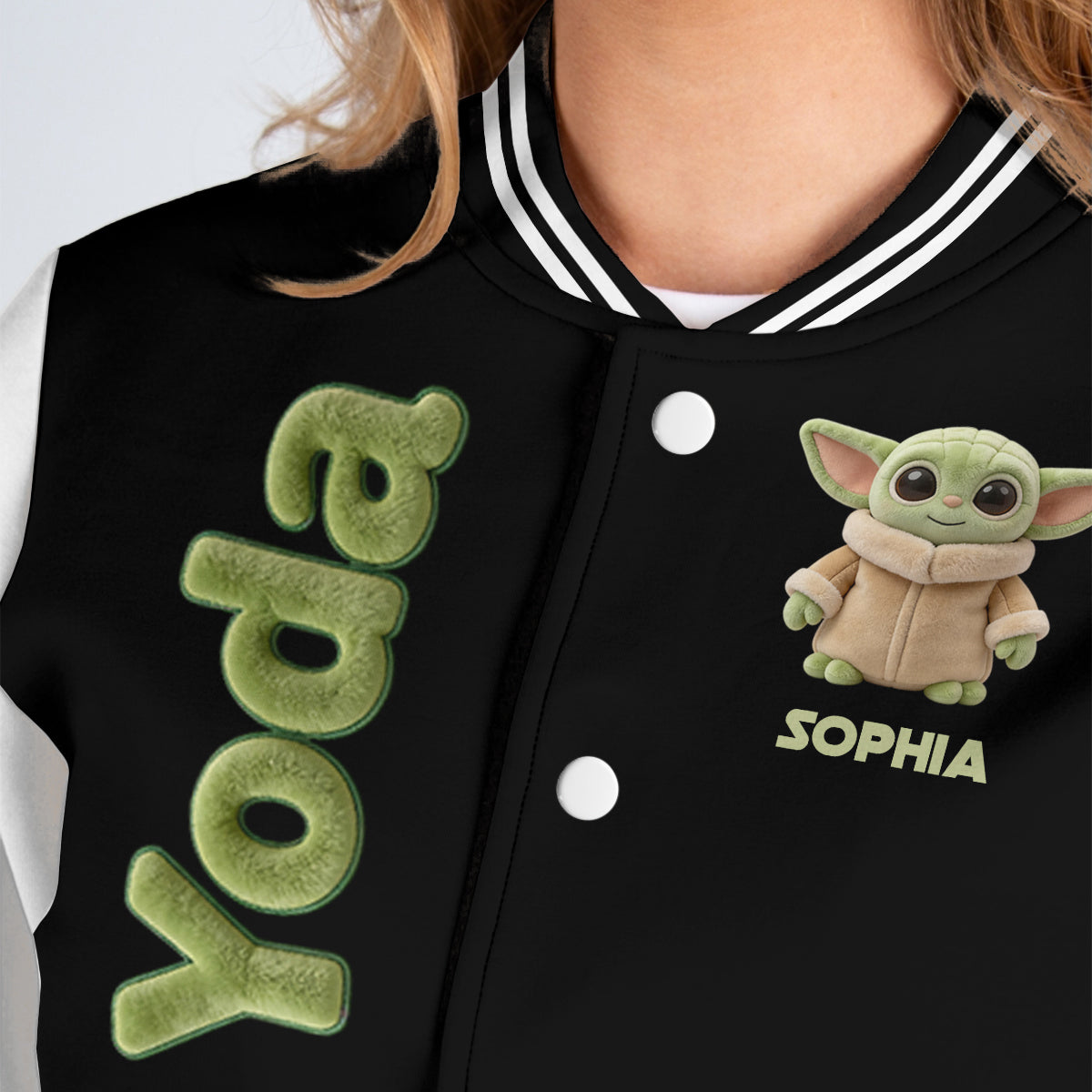 Cute Baby - Personalized The Force Varsity Jacket