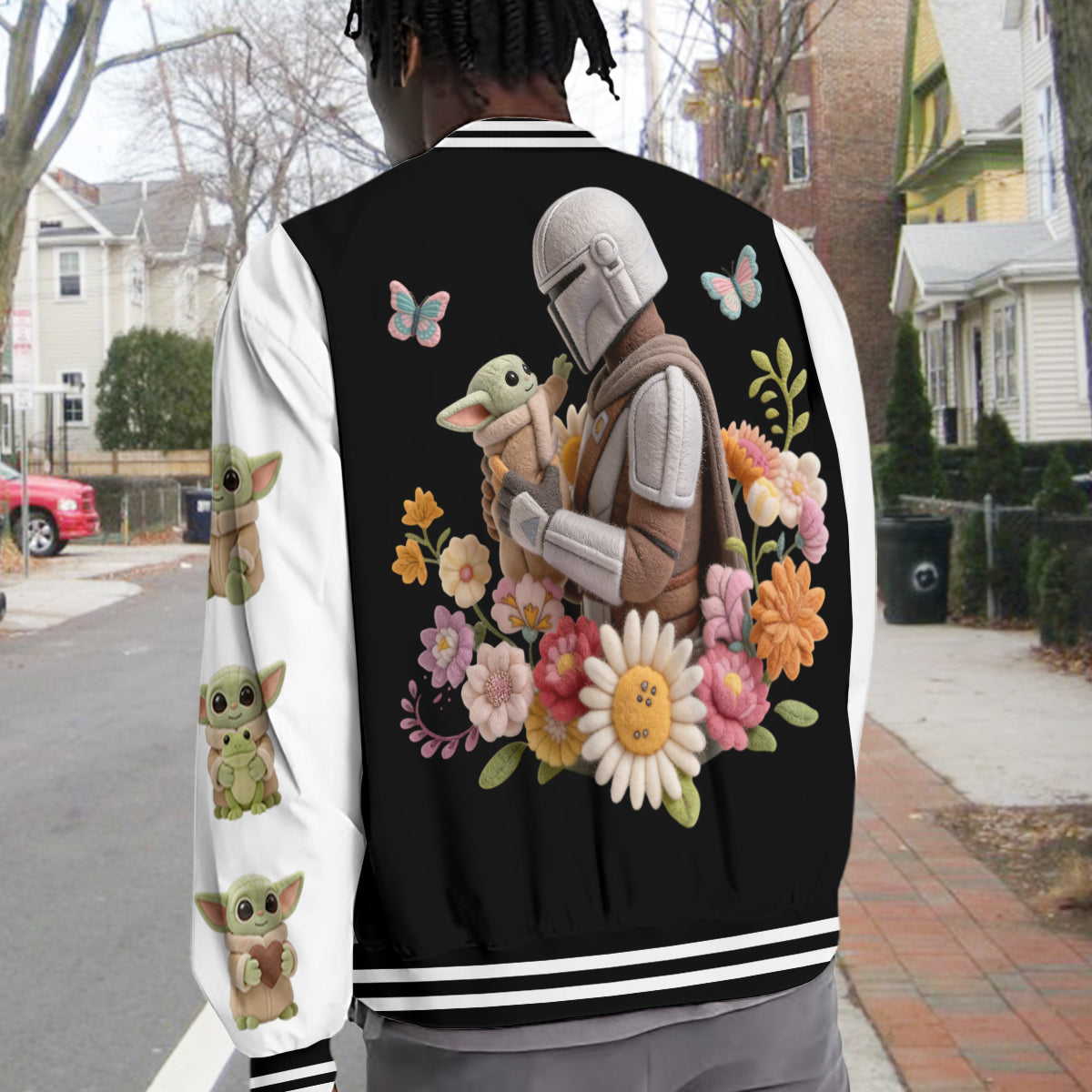 Cute Baby - Personalized The Force Varsity Jacket