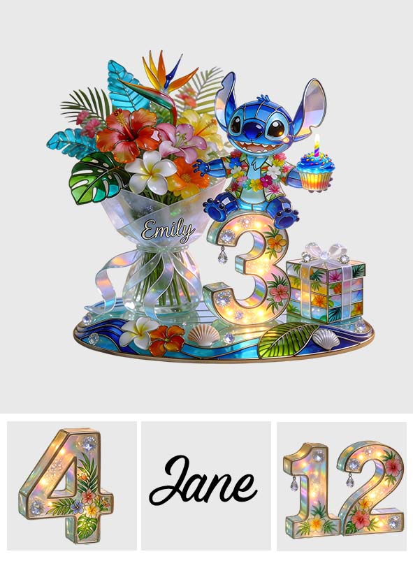 Birthday Gifts - Personalized Ohana 2-Side Printed Acrylic Plaque
