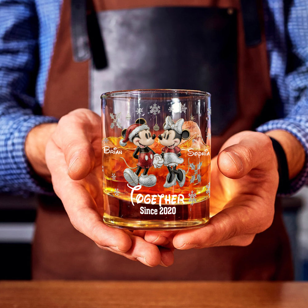 Together Since - Personalized Mouse Whiskey Glass