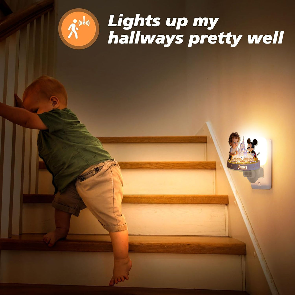 Custom Any Photo - Personalized Dream Trip Acrylic Plug-In Night Light