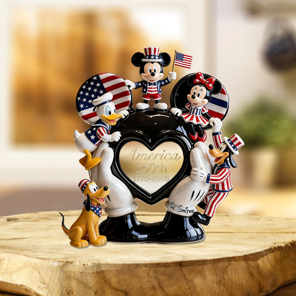 Patriotic Mouse - Personalized Mouse Custom Shaped Acrylic Plaque