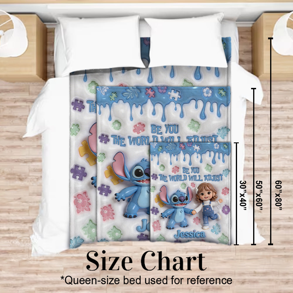 Be You - Personalized Autism Awareness Blanket