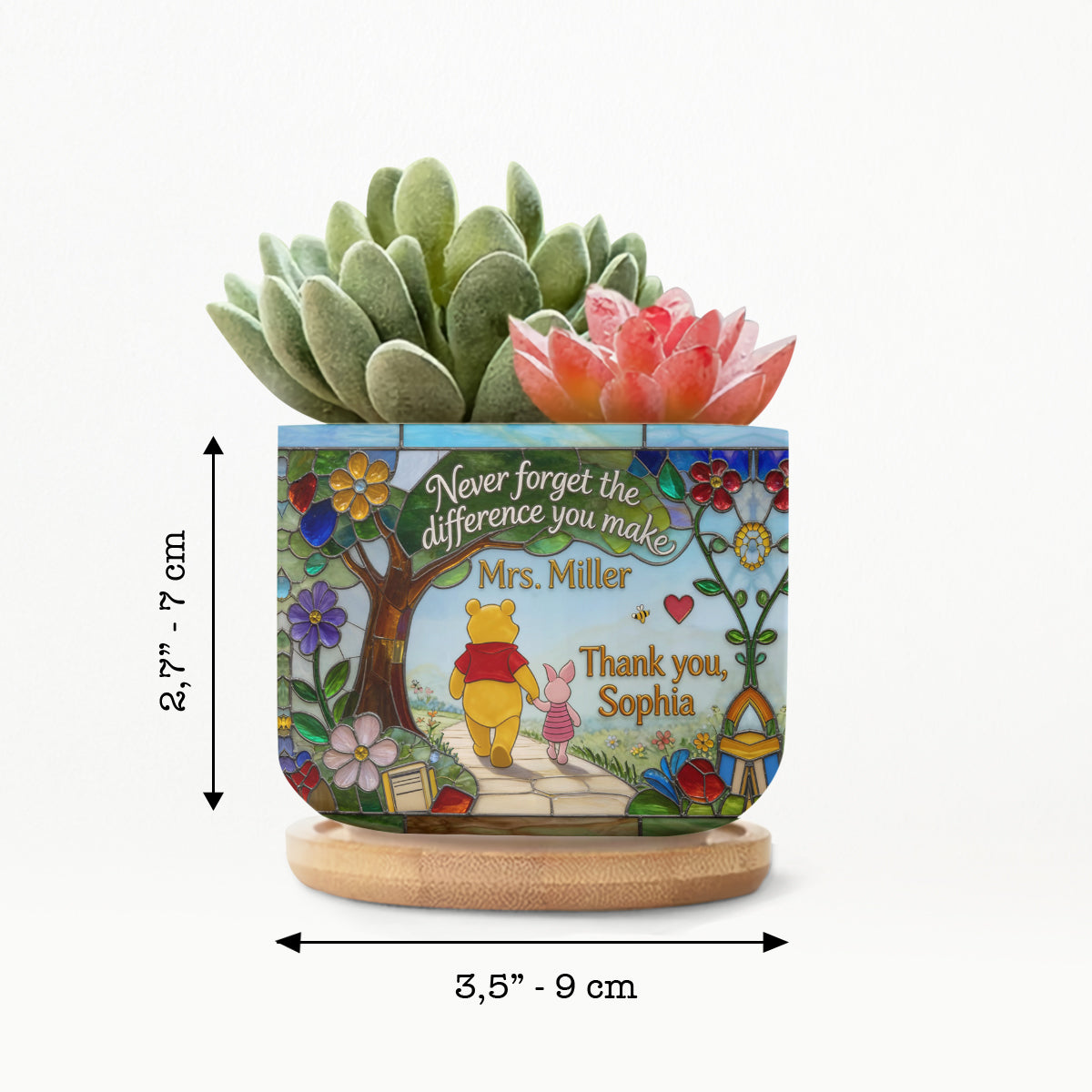 Teacher Gift - Personalized Teacher Ceramic Plant Pot
