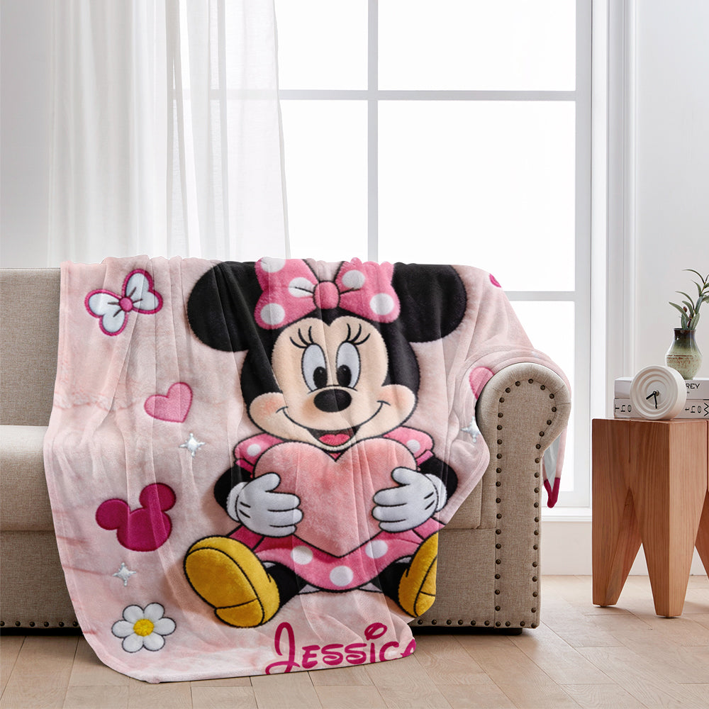 Magical Friends - Personalized Mouse Blanket