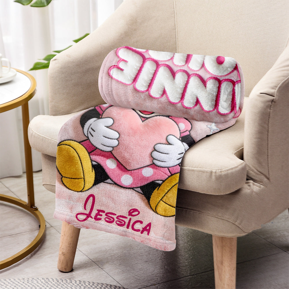 Magical Friends - Personalized Mouse Blanket