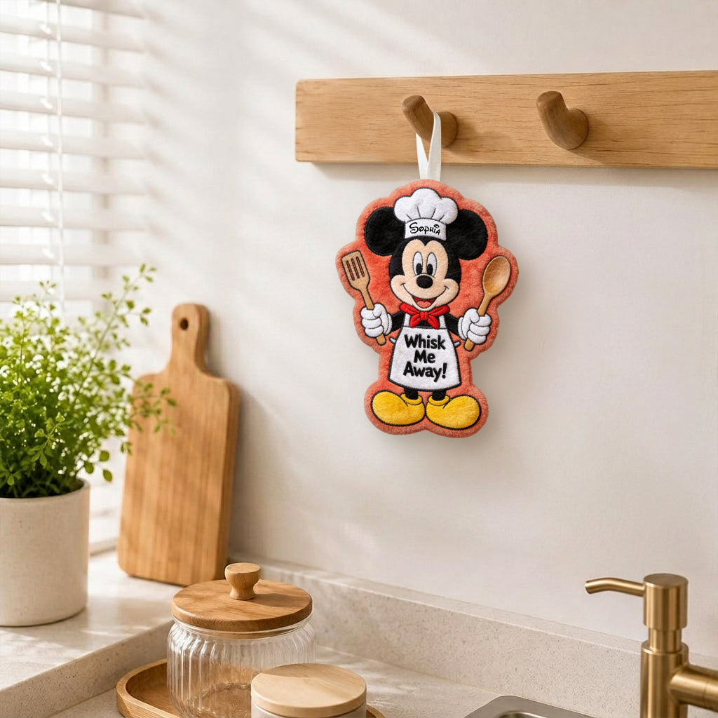 Whisk Me Away! - Personalized Mouse Hand Towel