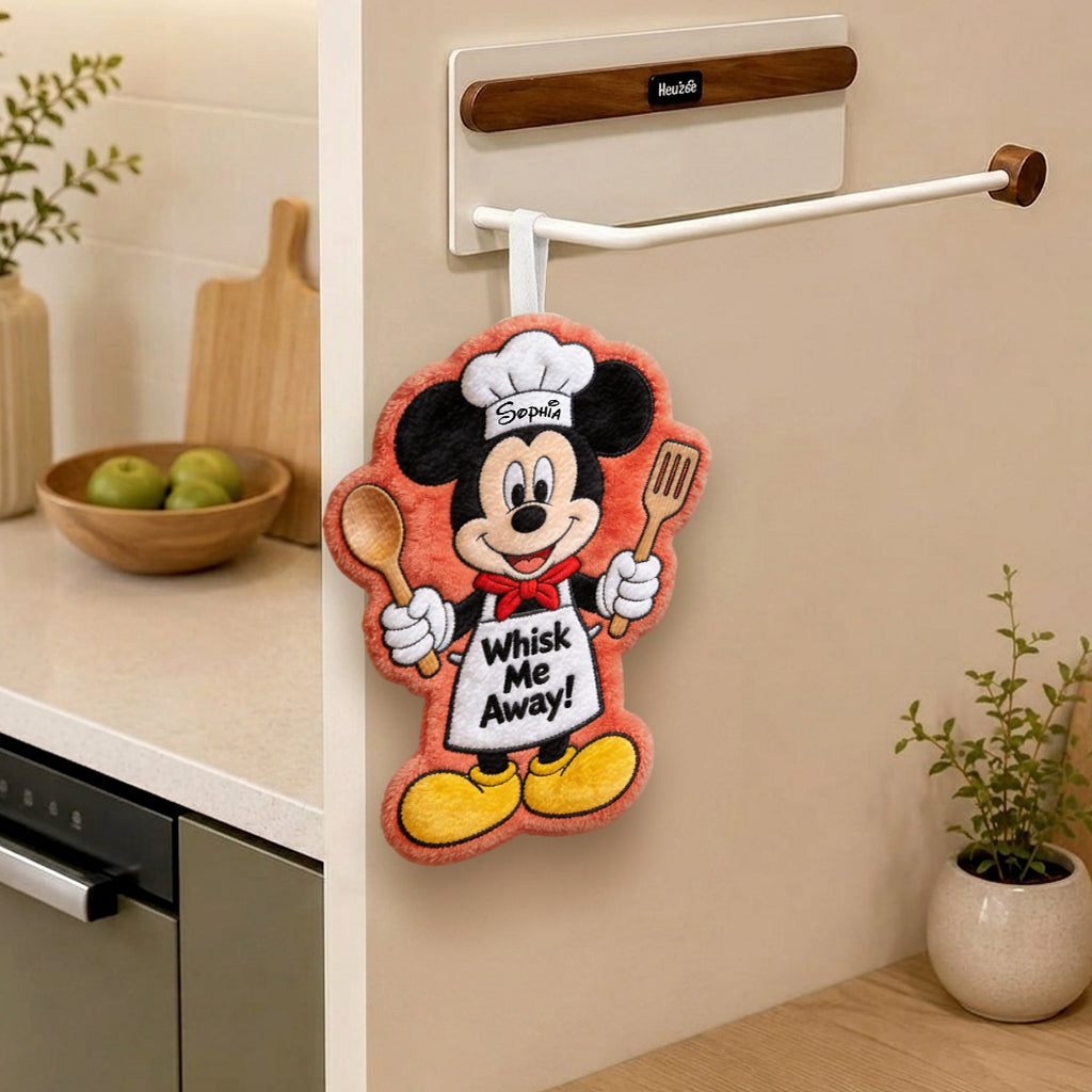Whisk Me Away! - Personalized Mouse Hand Towel