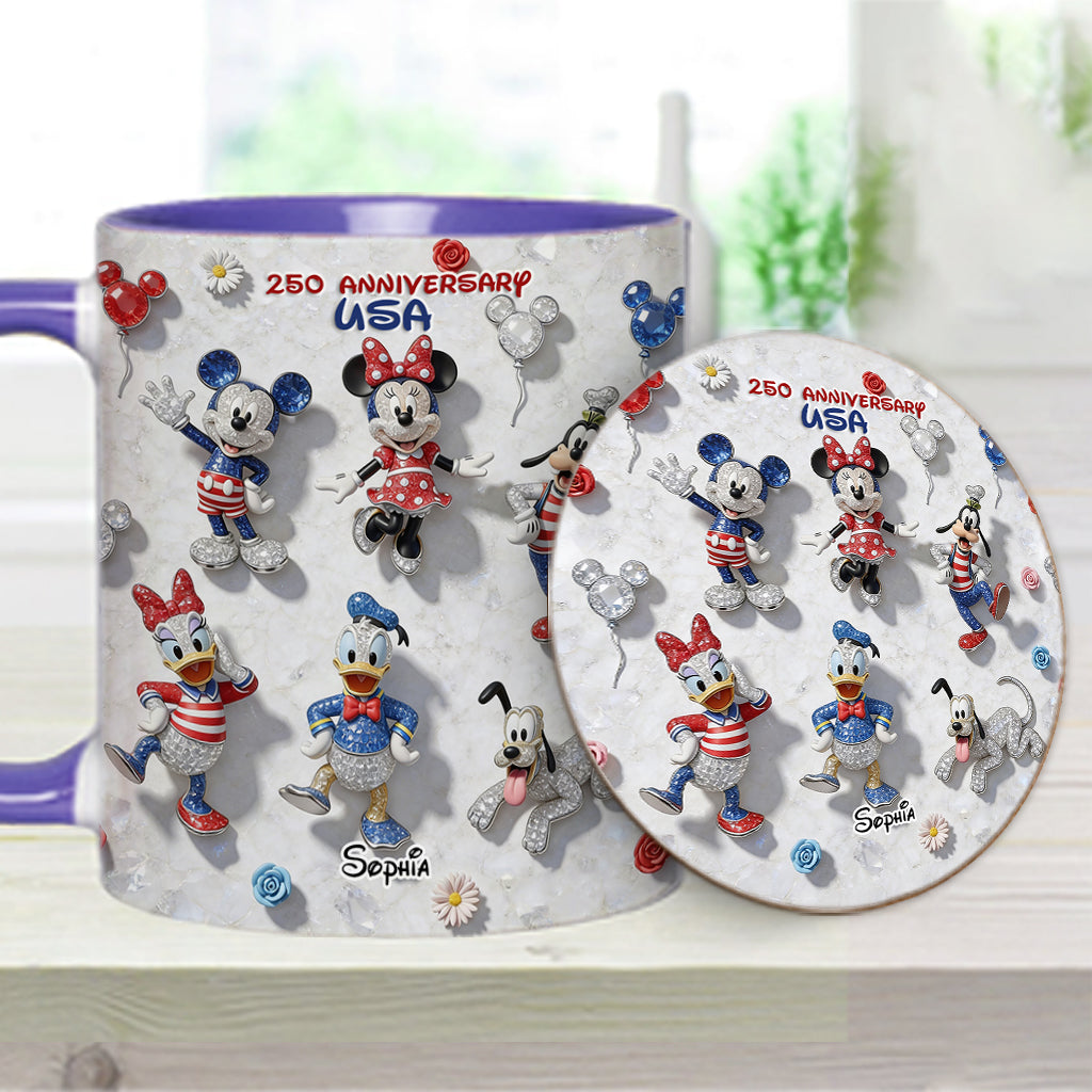 Friends 250 Anniversary - Personalized Mouse Accent Mug & Coaster