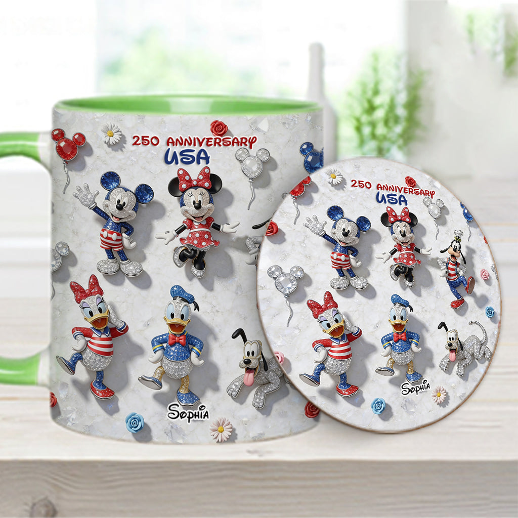 Friends 250 Anniversary - Personalized Mouse Accent Mug & Coaster