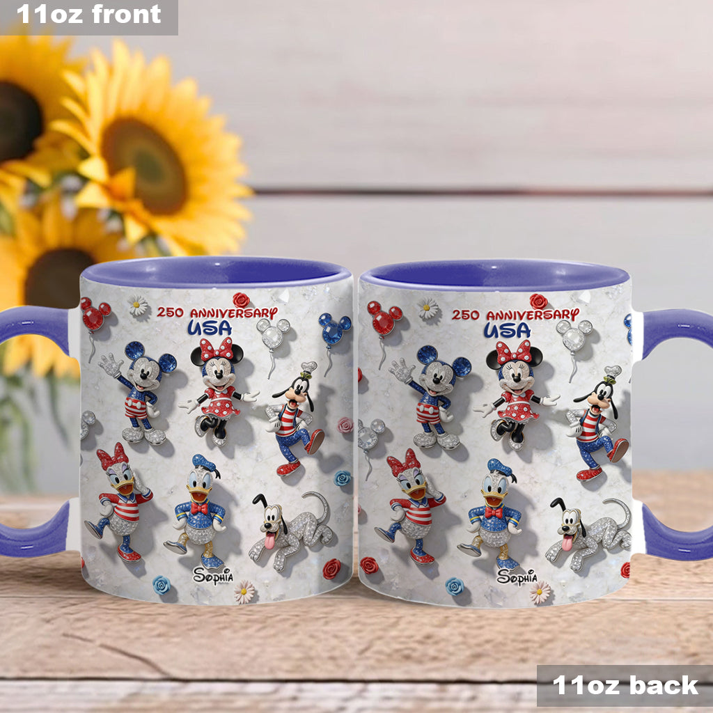 Friends 250 Anniversary - Personalized Mouse Accent Mug & Coaster