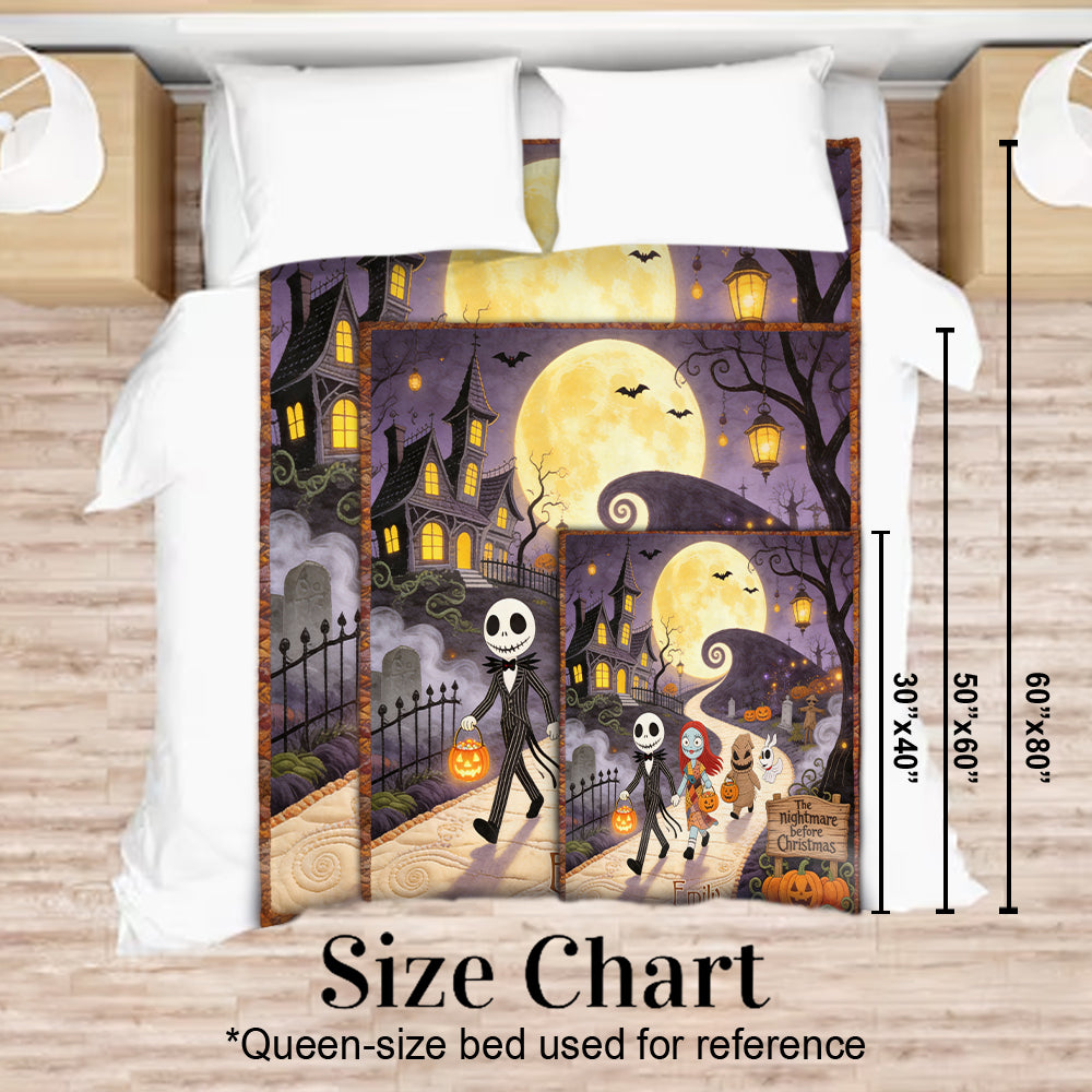 The Nightmare Before Christmas - Personalized Nightmare Blanket