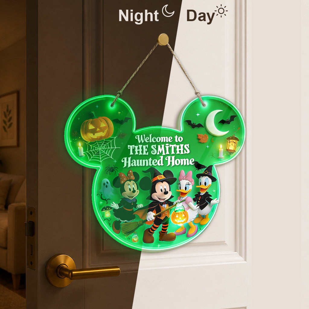 Happy Halloween - Personalized Mouse Luminous Acrylic Sign