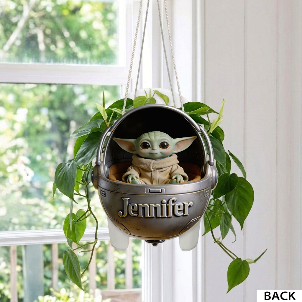 Baby Green - Personalized The Force Hanging Pot