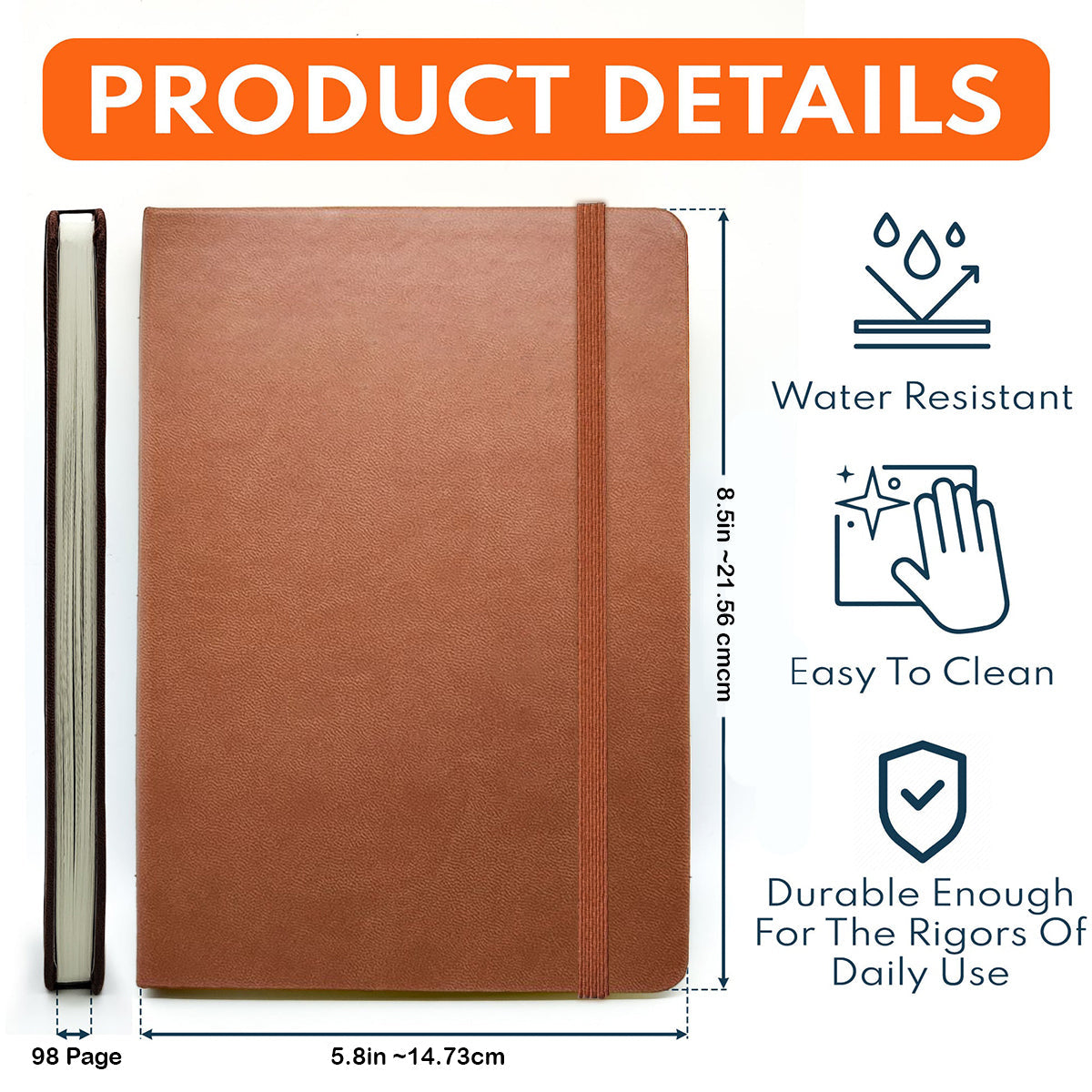 Magical Friends Notebook - Personalized Mouse Leather Journal