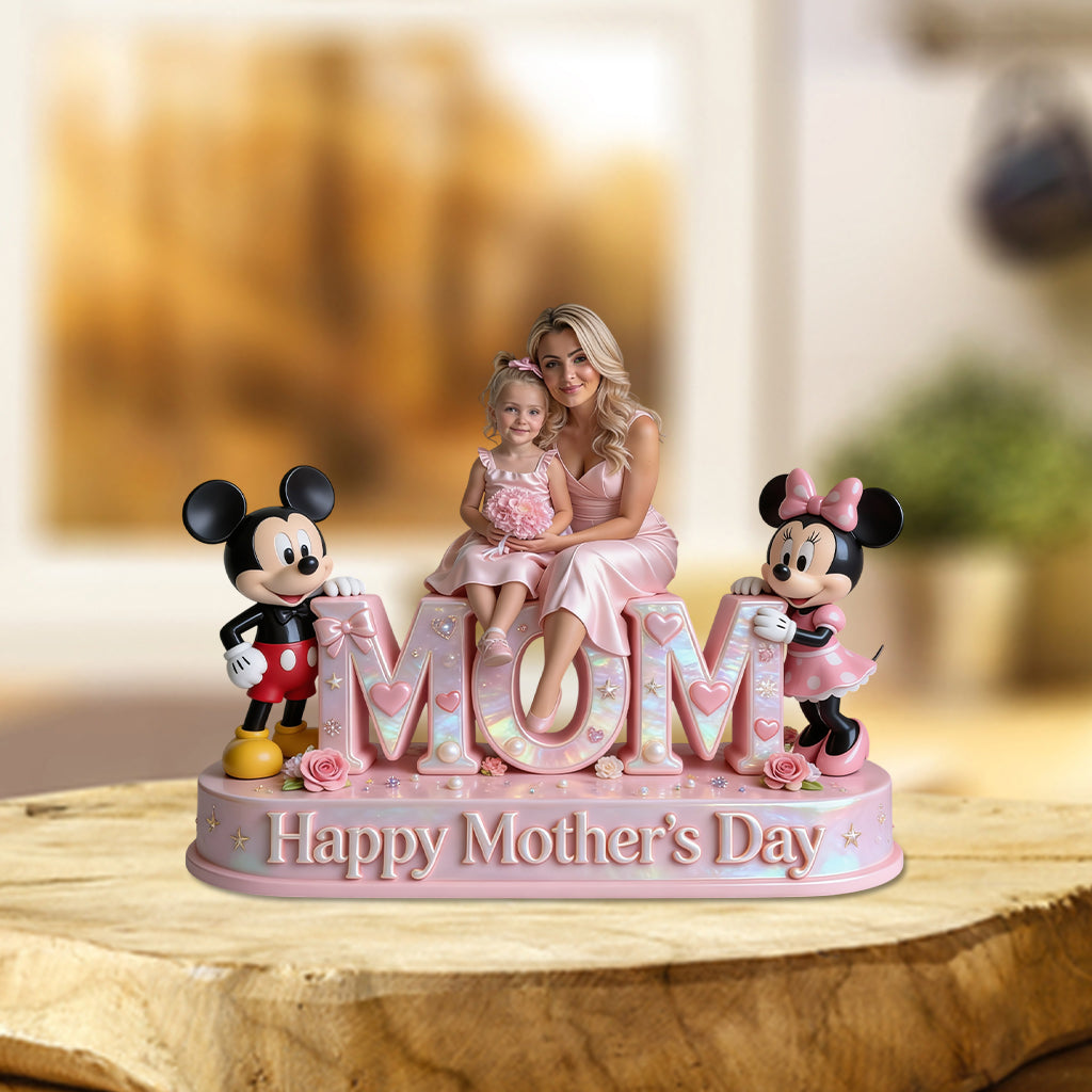 Happy Mother's Day - Personalized Mouse Custom Shaped Acrylic Plaque