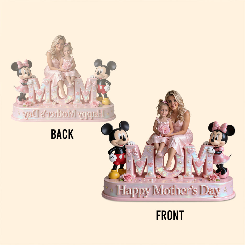 Happy Mother's Day - Personalized Mouse Custom Shaped Acrylic Plaque