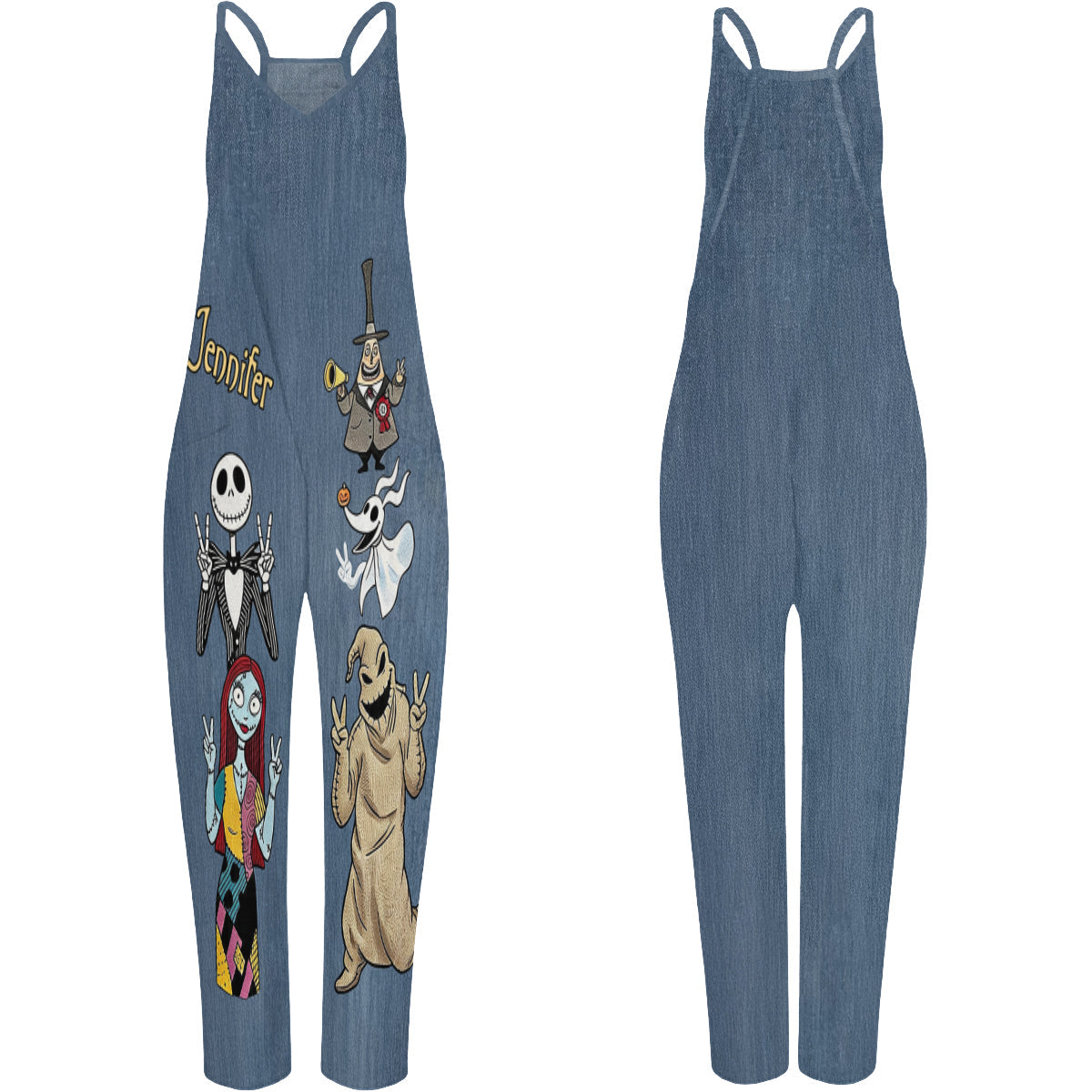 Nightmare Friends - Personalized Nightmare Loose-Fit Overalls/ Rompers