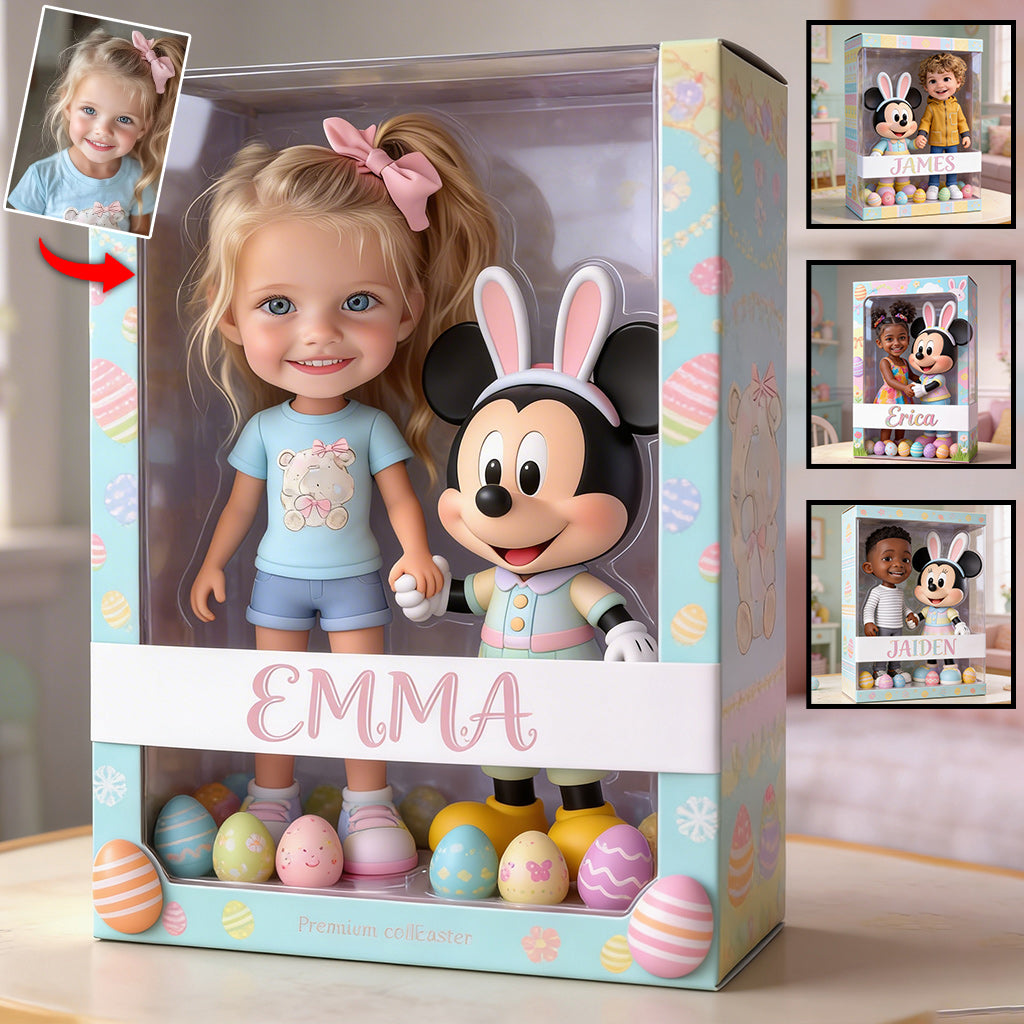 Custom Any Photo Magical Easter - Personalized Kid Custom Shaped Acrylic Plaque