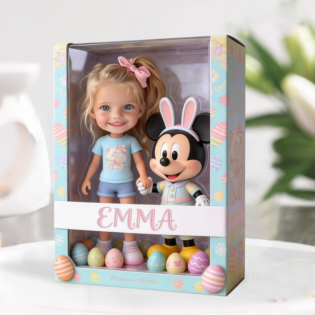 Custom Any Photo Magical Easter - Personalized Kid Custom Shaped Acrylic Plaque