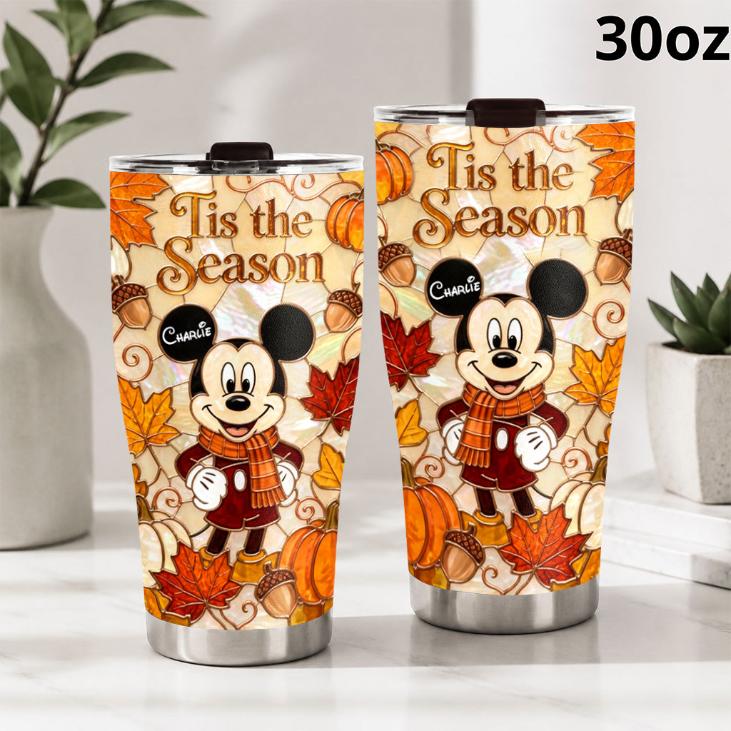 Autumn Cartoon Character - Personalized Mouse Tumbler