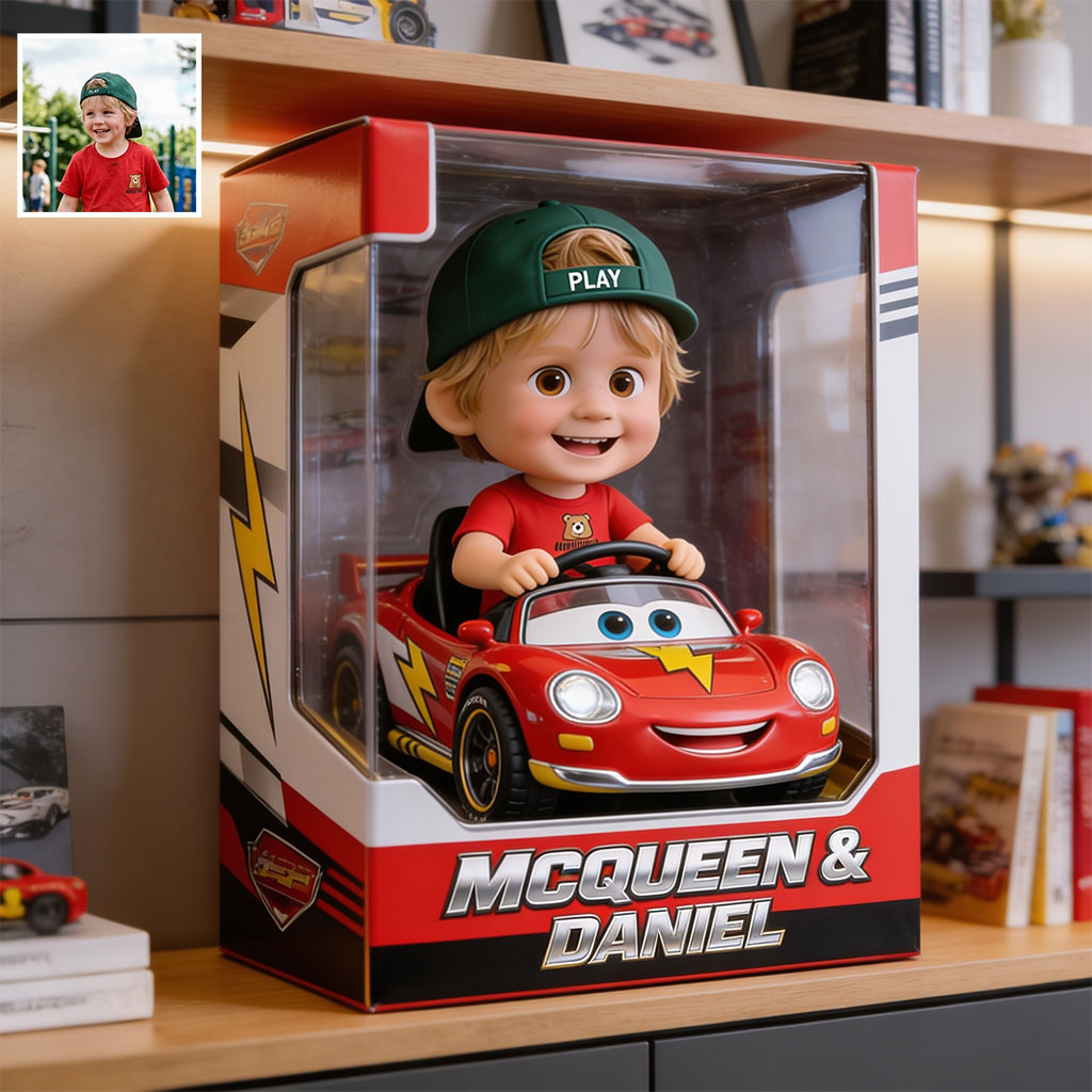 The Little Racer - Personalized Racing Lover Acrylic Display Box