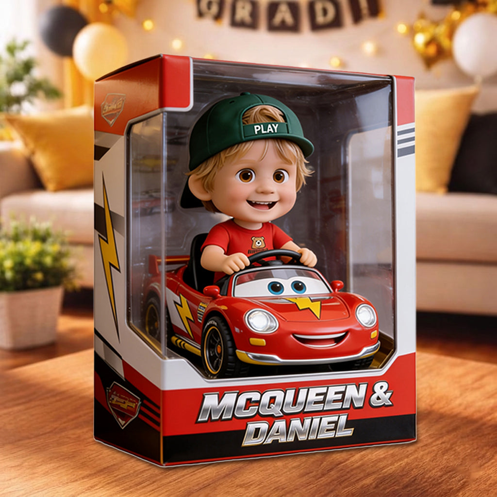 The Little Racer - Personalized Racing Lover Acrylic Display Box
